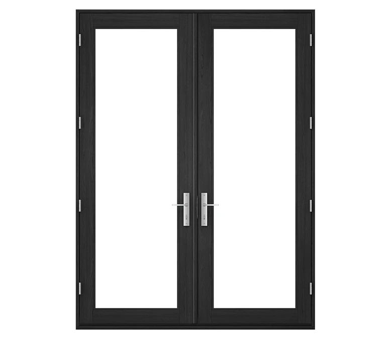 Pella Reserve Contemporary Wood Hinged Patio Door in Carson City